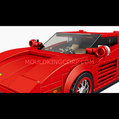 Kit de construction de supercar Testarossa Mould King 27012S | 350 pièces