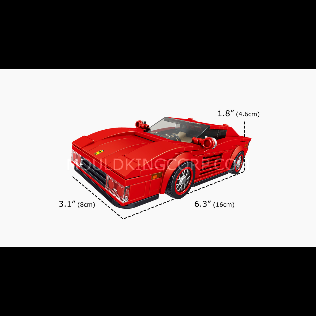 Mould King 27012S Testarossa Supercar Building Kit | 350 Pcs Mould King 27012S Testarossa Supercar Building Kit | 350 Pcs