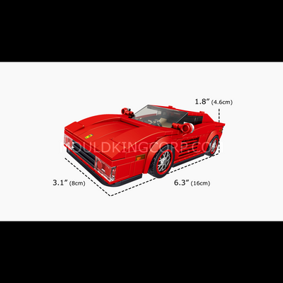 Kit de construction de supercar Testarossa Mould King 27012S | 350 pièces