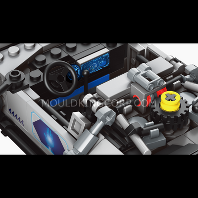 Mould King 27019 DeLorean Zeitmaschine Modellauto zum Bauen | 392 PCS