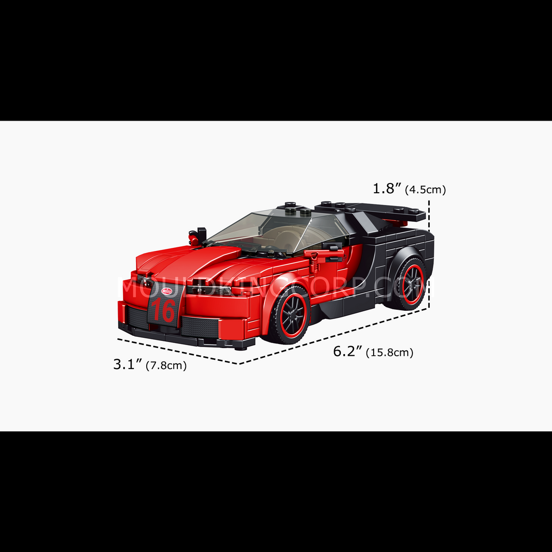 Mould King 27027 N° Veyron Ensemble de jouets de construction de modèles de voitures | 370 pièces
