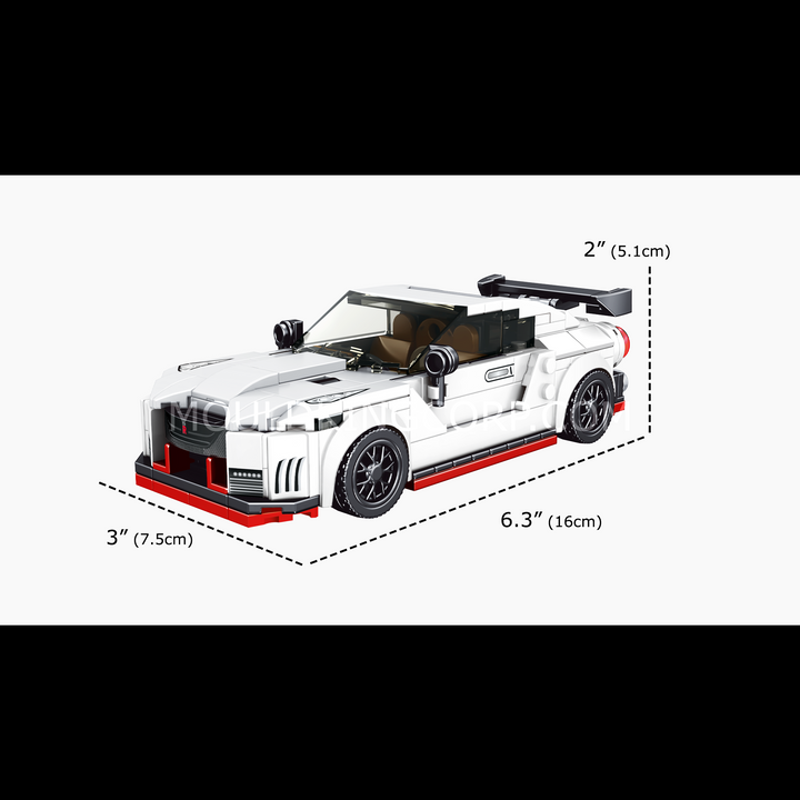 Mould King 27031S GTR Sports Car Model Kit | 384 PCS