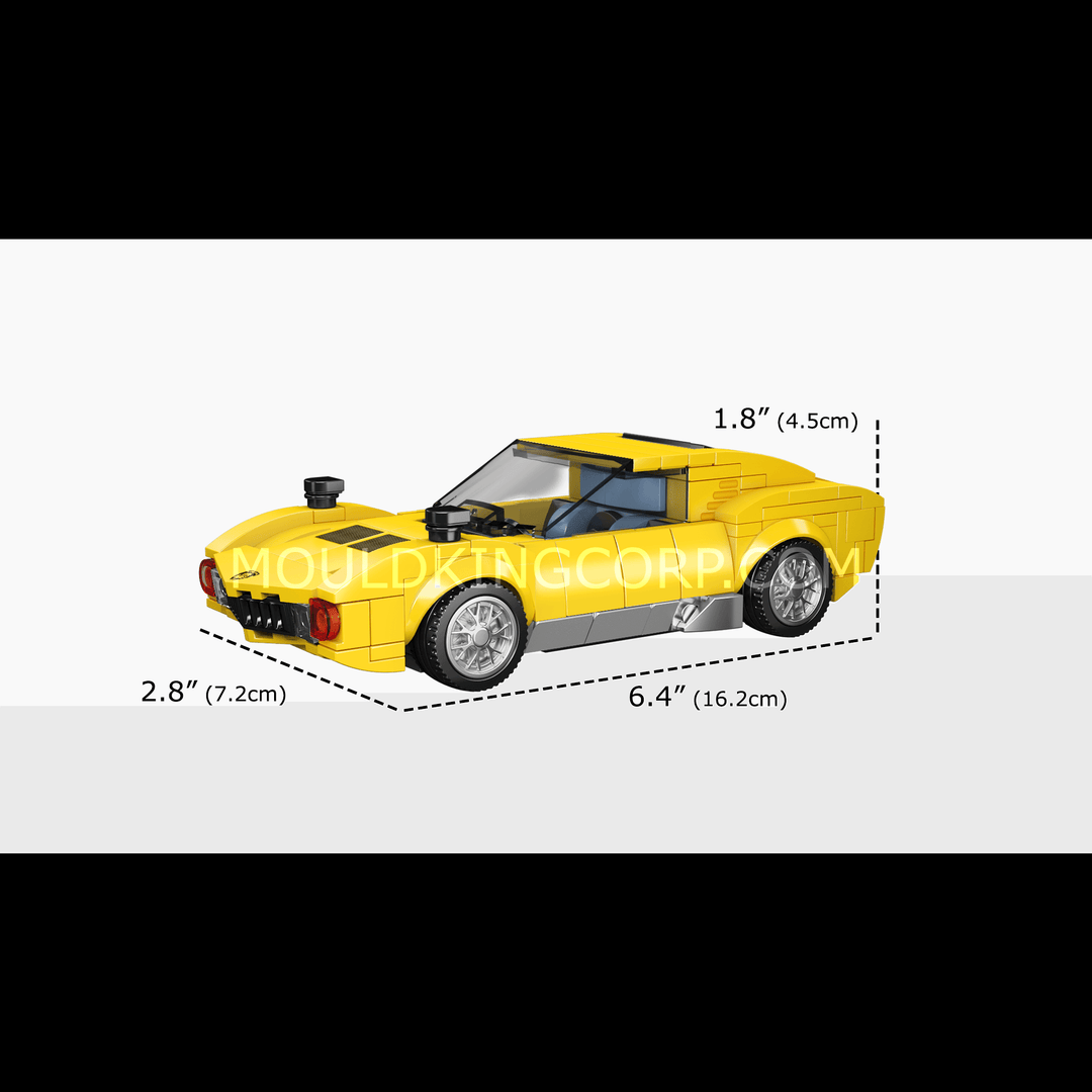 MOULD KING 27039 Italienischer Bull Miura Automodellbausatz | 321 PCS