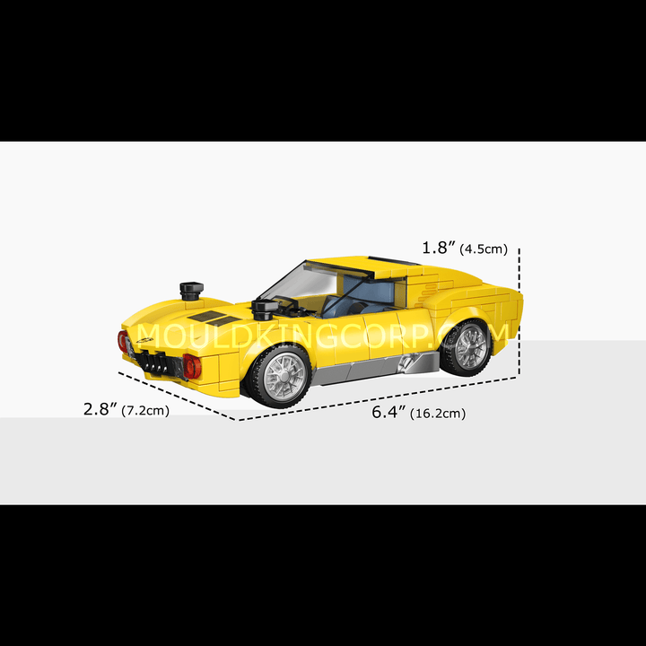 MOULD KING 27039 Italienischer Bull Miura Automodellbausatz | 321 PCS