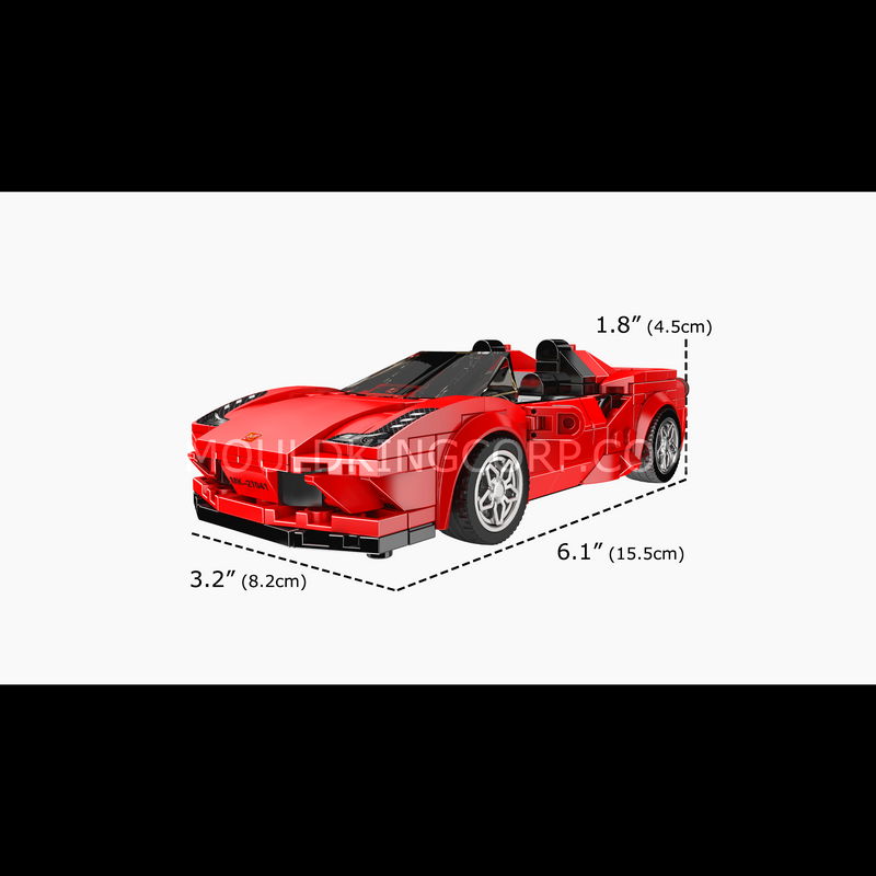 MOULD KING 27041 F8 Supercar Modellbausatz | 332 PCS