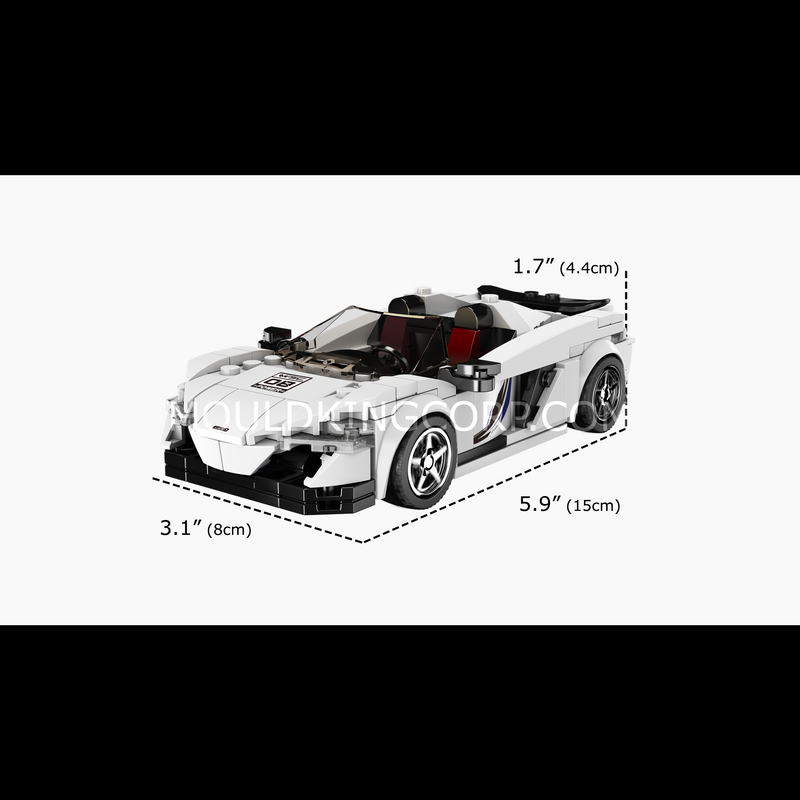 MOULD KING 27043 650S Spider Super Car Modellbausatz | 352 PCS
