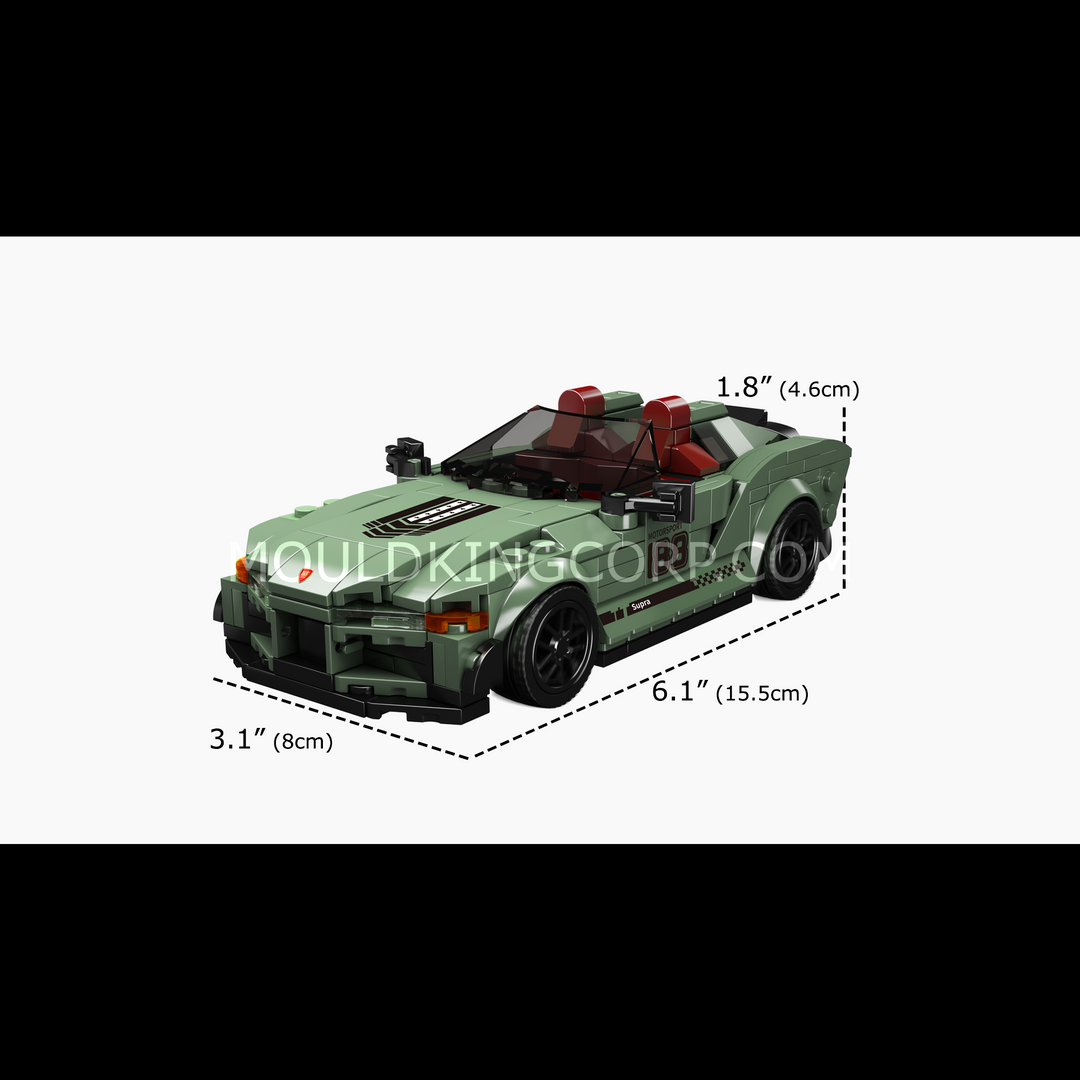 Supra Convertible Car Model Building Set | 348 Pcs – Mould King Corp Supra Convertible Car Model Building Set | 348 Pcs – Mould King Corp