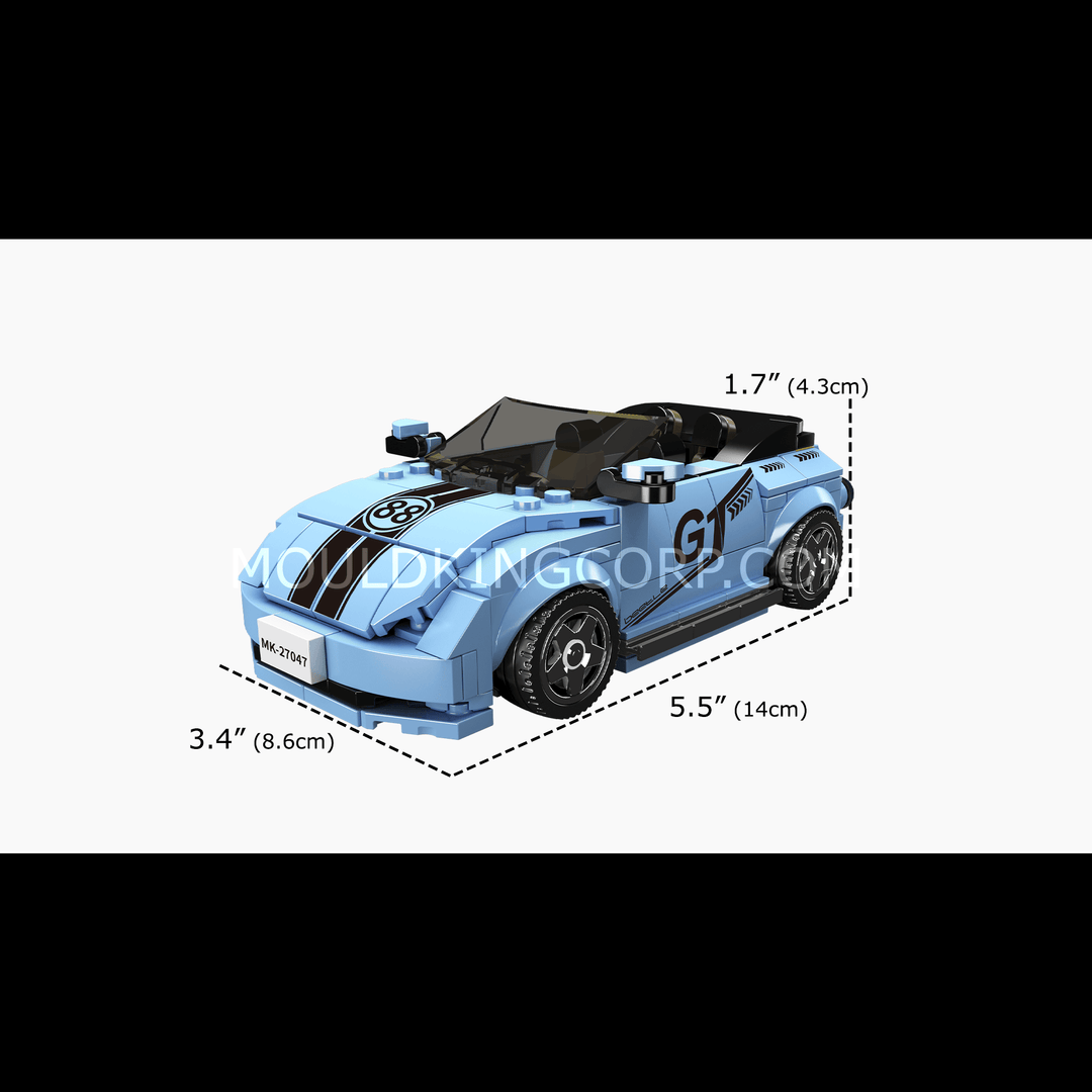 Mould King 27047 VW Beetle GT Automodellbausatz | 298 Teile