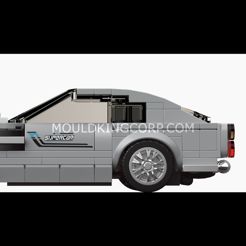 Mould King 27050 Silver Martin 007 Supercar Bouwset | 348 stuks