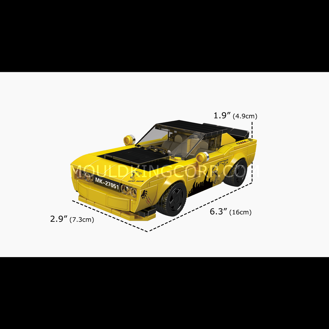 Mould King 27051 Challenger SRT Autobausatz | 368 Teile
