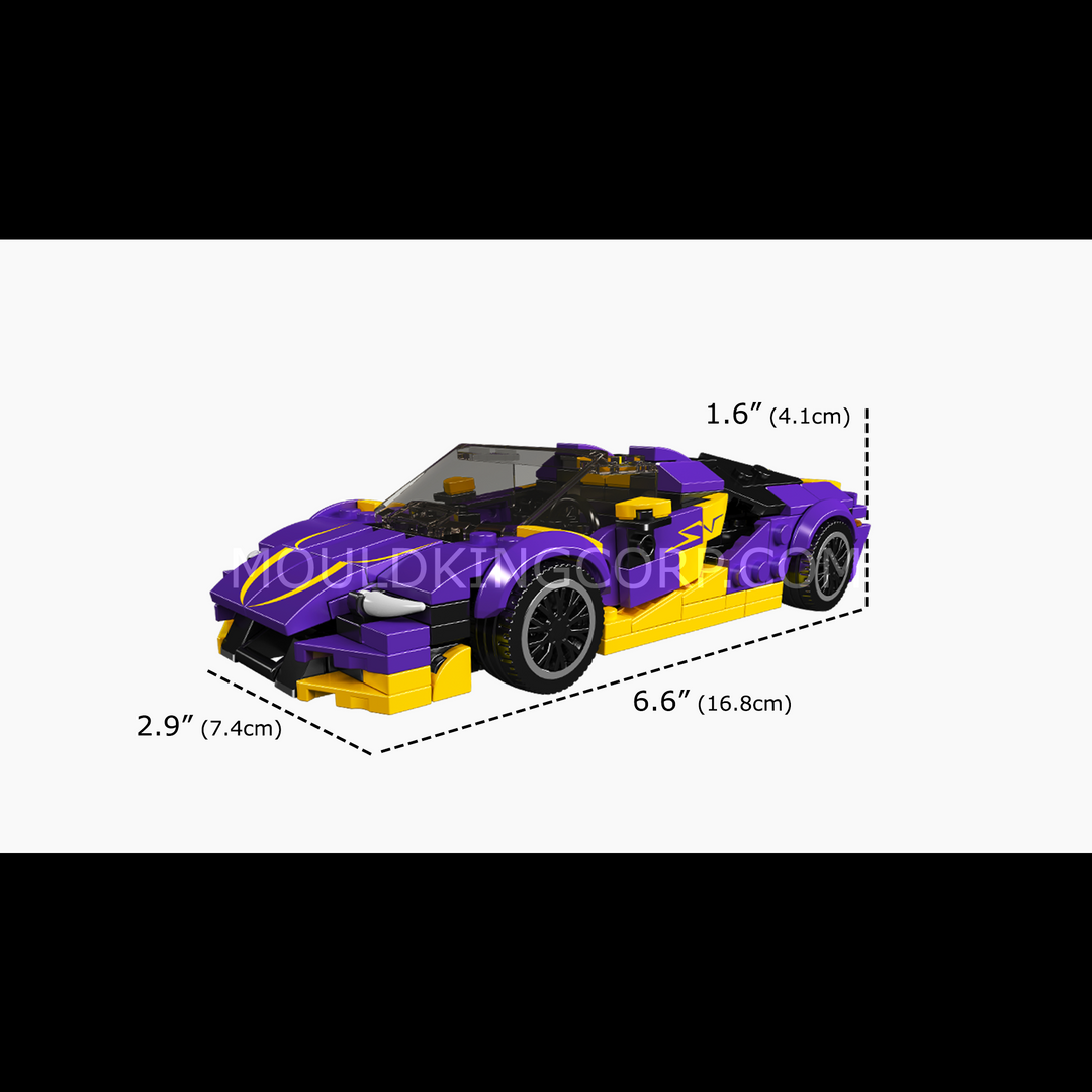 Mould King 27054 Centennial Bull Supercar Bausatz | 344 Teile