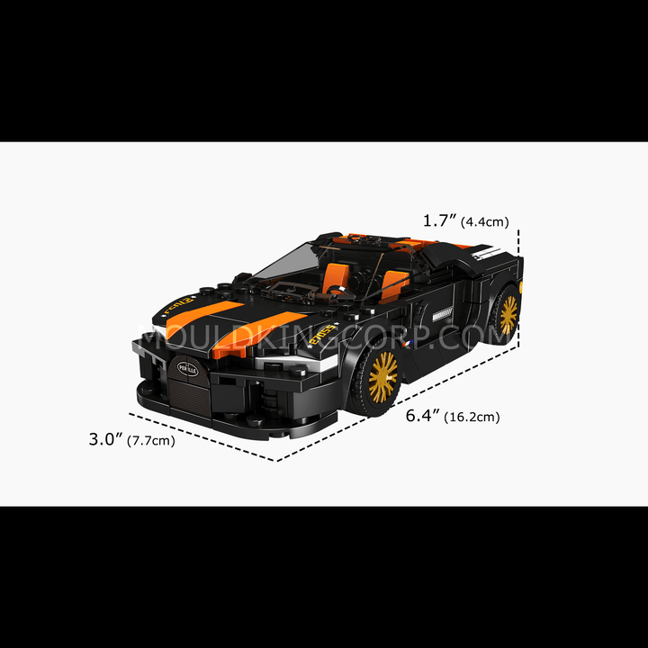 Mould King 27055 Chiron 300+ Supercar Bausatz | 386 Teile