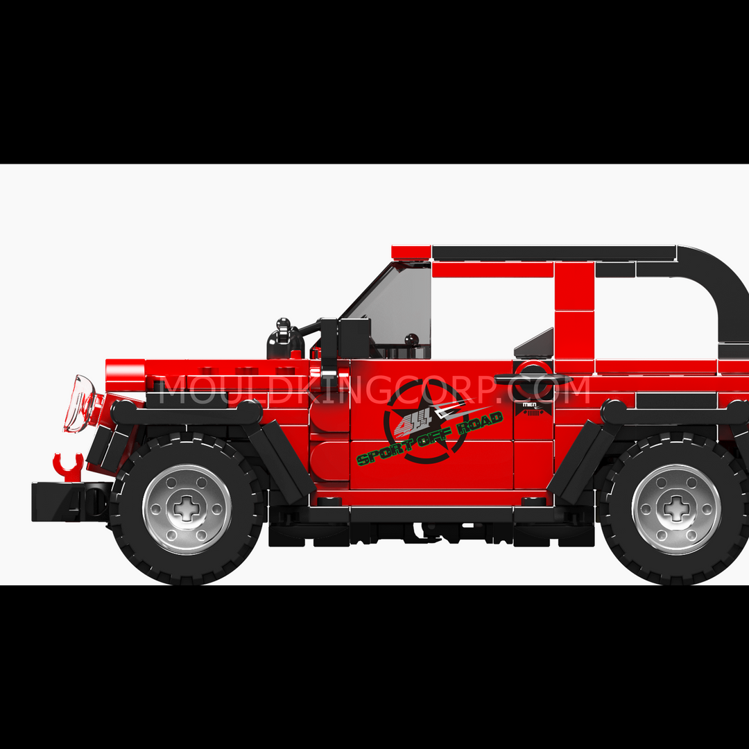 Mould King 27058 Wrangler Geländewagen-Bausatz | 414 Teile