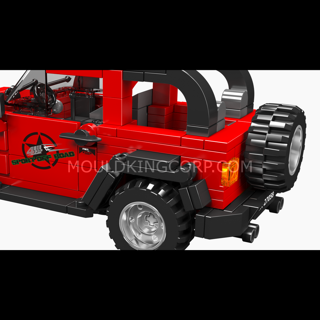 Mould King 27058 Wrangler Geländewagen-Bausatz | 414 Teile