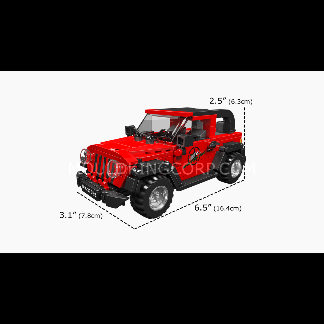 Mould King 27058 Wrangler Geländewagen-Bausatz | 414 Teile