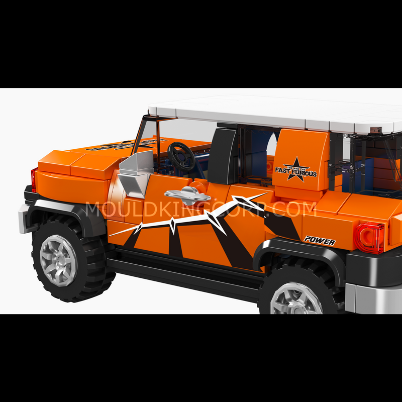 Mould King 27059 FJ Cruiser SUV Building Set | 414 Pcs