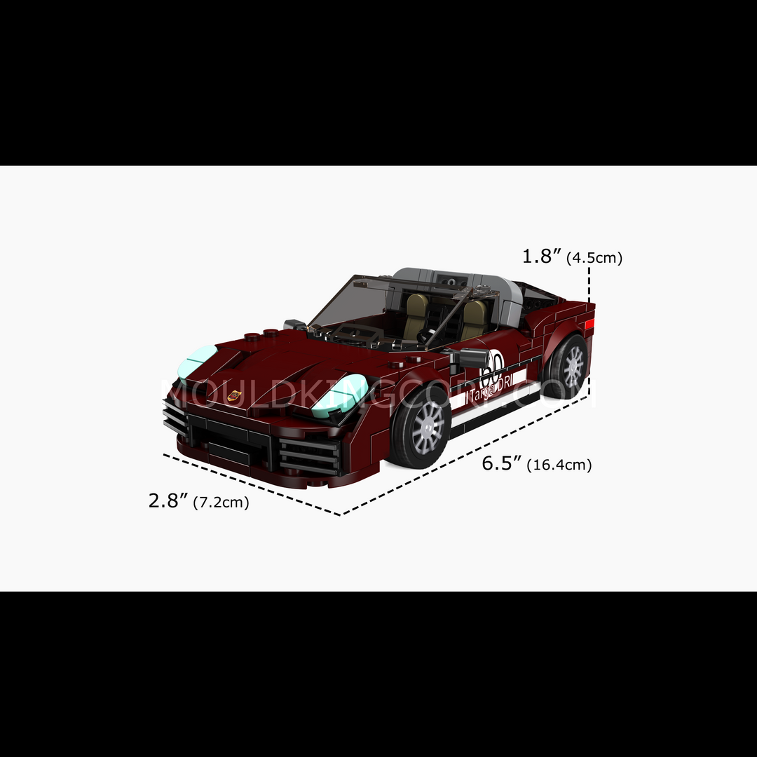 Mould King 27060 911 Targo Supercar Bausatz | 262 Teile