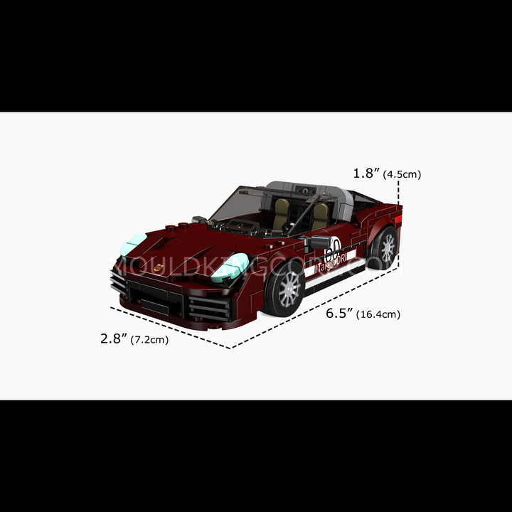 Mould King 27060 911 Targo Supercar Bausatz | 262 Teile