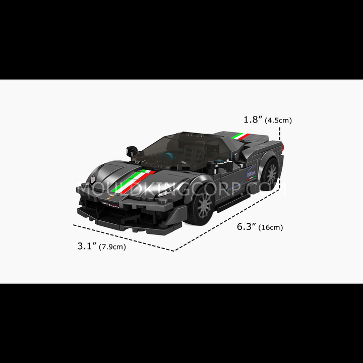 Mallenkoning 27068 De 488 Pista Auto Modelbouwset | 384 Stuks