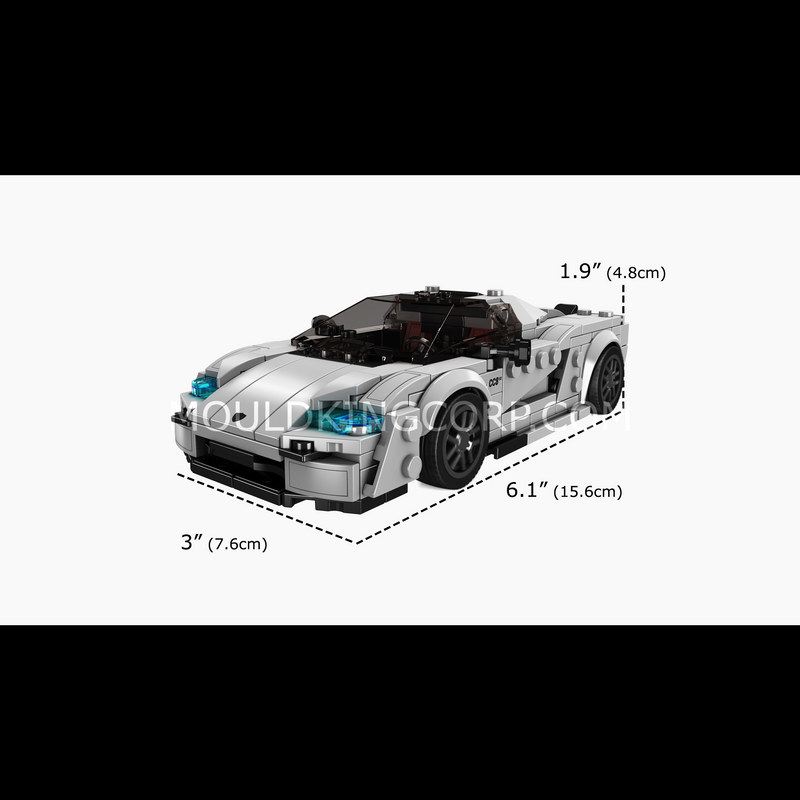 Mould King 27070 C850 Super Car Model Building Set | 388 Pcs