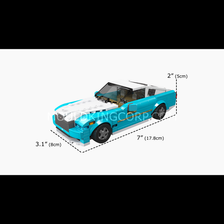 Mallenkoning 27071 RR zwarte badge auto modelbouwset | 476 stuks