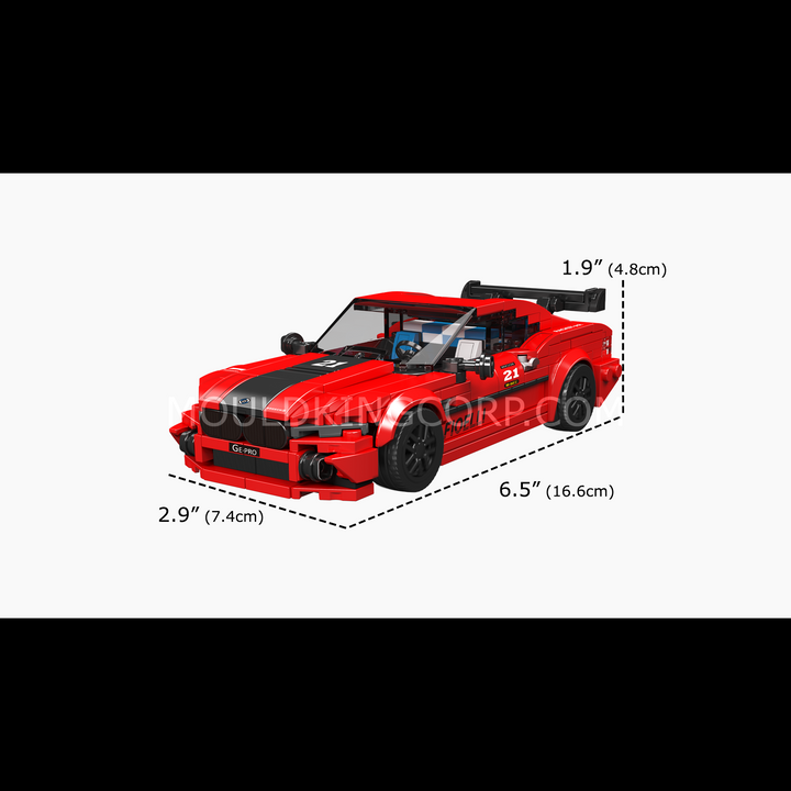 Mallenkoning 27072 M8 Raceauto Modelbouwset | 481 Stuks
