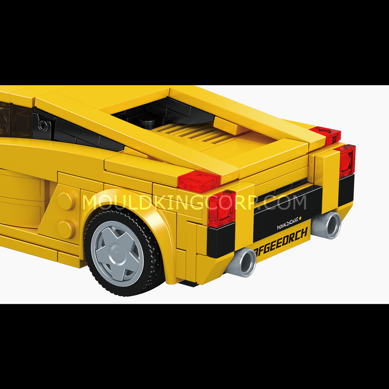 Mould King 27076 Kit de construction de modèle de voiture Lambo Gallardo | 342 pièces