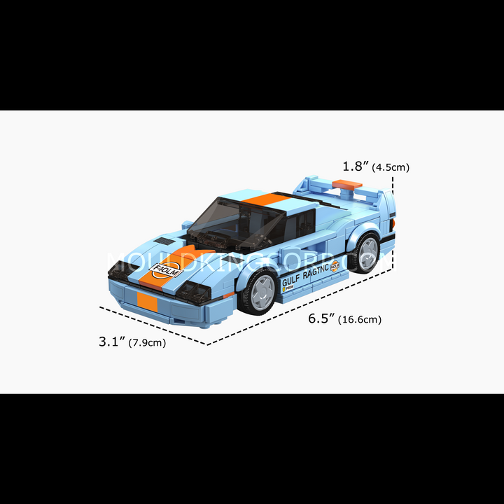 Mallenkoning 27077 F40 LM Modelauto Bouwset | 435 Stuks