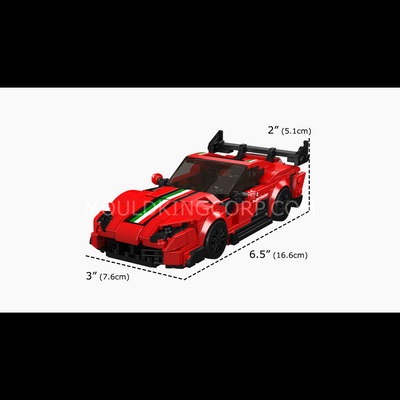 Mould King 27079 F8 1Z Supercar Kit de construction de modèles | 449 pièces