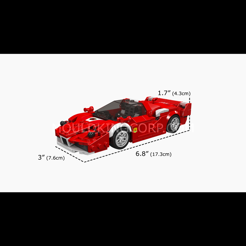 Mould King 27080 FXX Supercar Kit de construction de modèles | 433 pièces