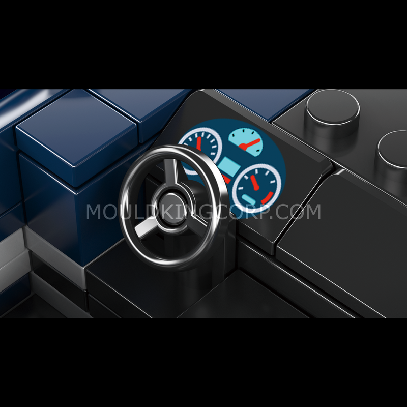 Mould King 27086 F488 GT3 Supercar, kit de construction | 410 pièces
