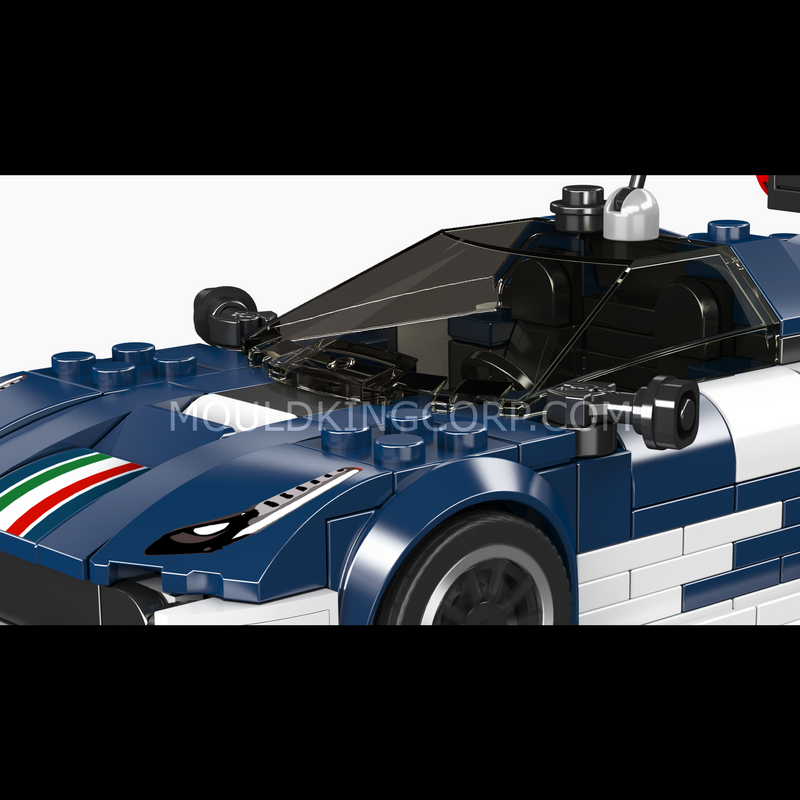 Mould King 27086 F488 GT3 Supercar, kit de construction | 410 pièces