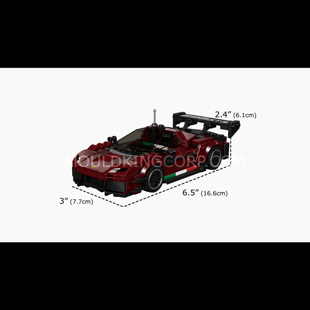 Mould King 27087 F296 GT3 Supercar Model Building Set | 420 Pcs