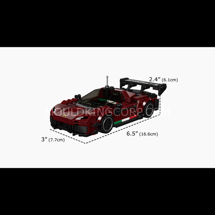 Mould King 27087 F296 GT3 Supercar Model Building Set | 420 Pcs