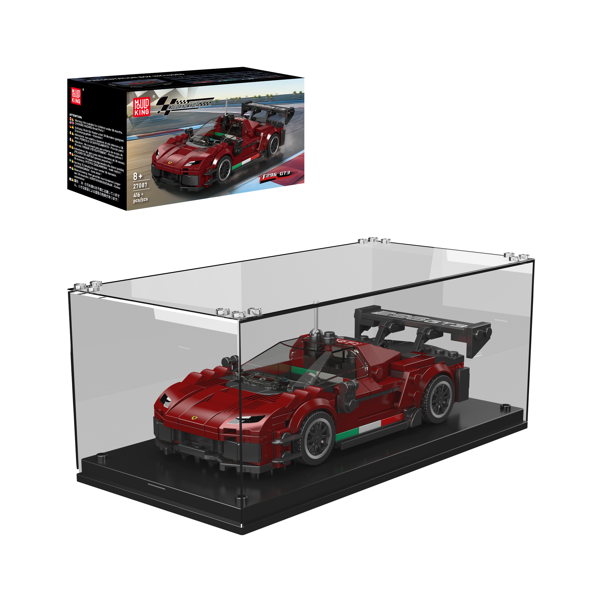 Mould King 27087 F296 GT3 Supercar Model Building Set | 416 Pcs – Mould ...