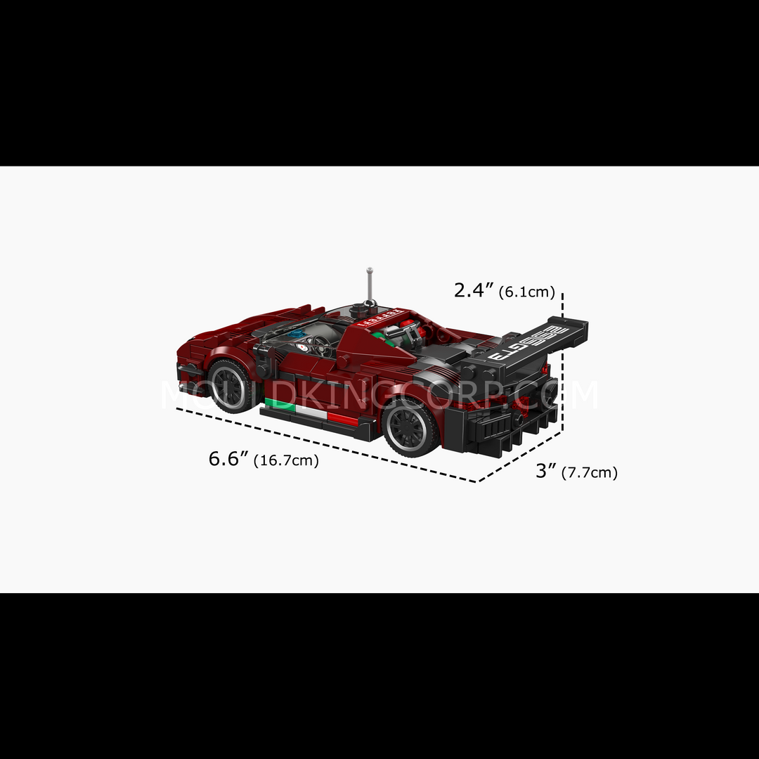 Mallenkoning 27087 F296 GT3 Supercar Modelbouwset | 416 stuks