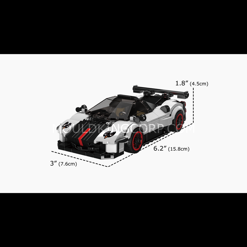 Mallenkoning 27093 Zonda Cinque Supercar Bouwset | 383 Stuks
