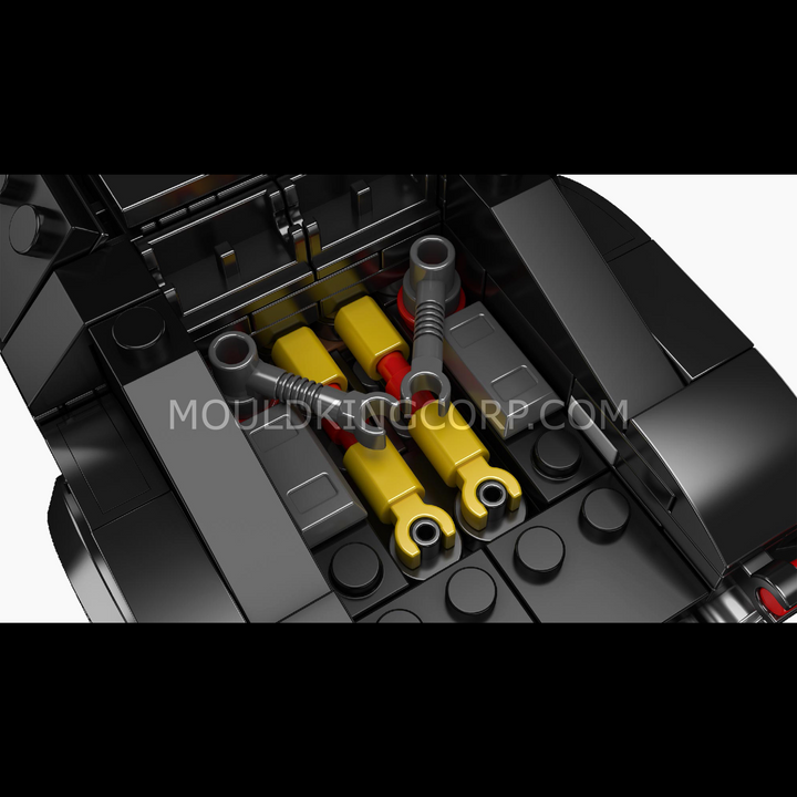 Mallenkoning 27096 La Voiture Noire Supercar Bouwset | 411 Stuks