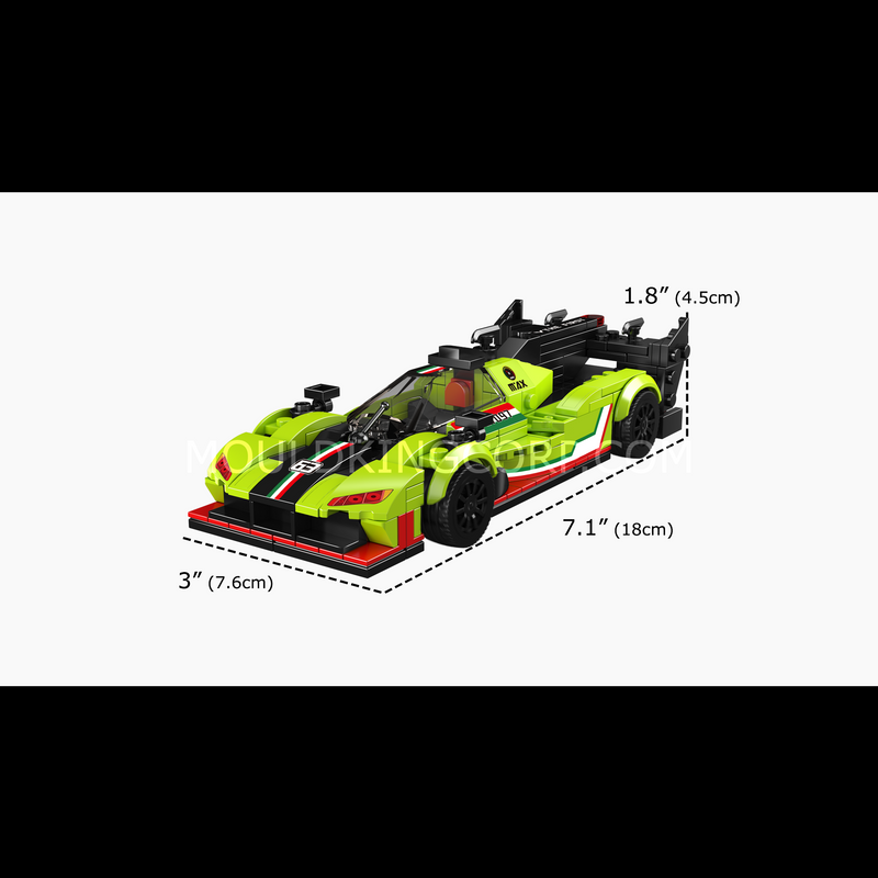 Mould King 27097 Kit de construction Lambo SC63 Supercar | 466 pièces