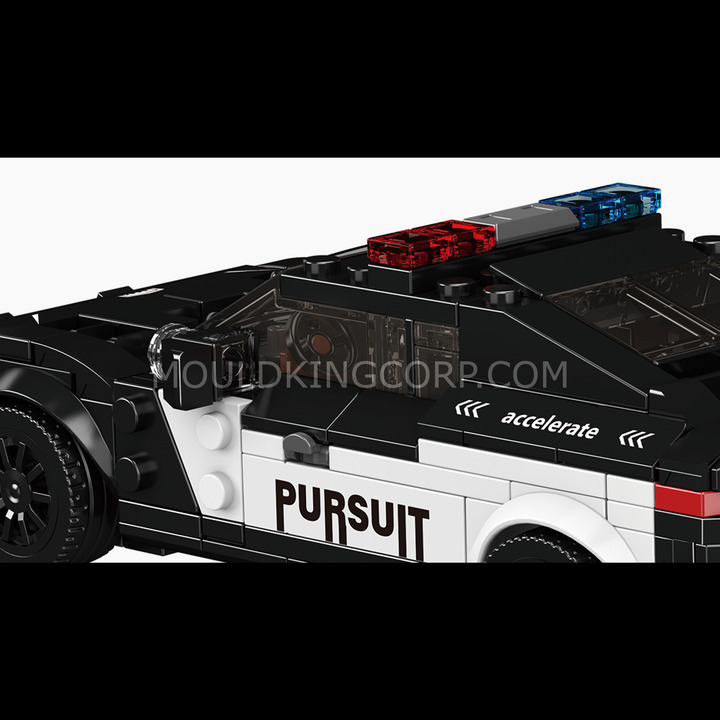 Mould King 27098 Challenger Police Car Building Set | 443 Pcs