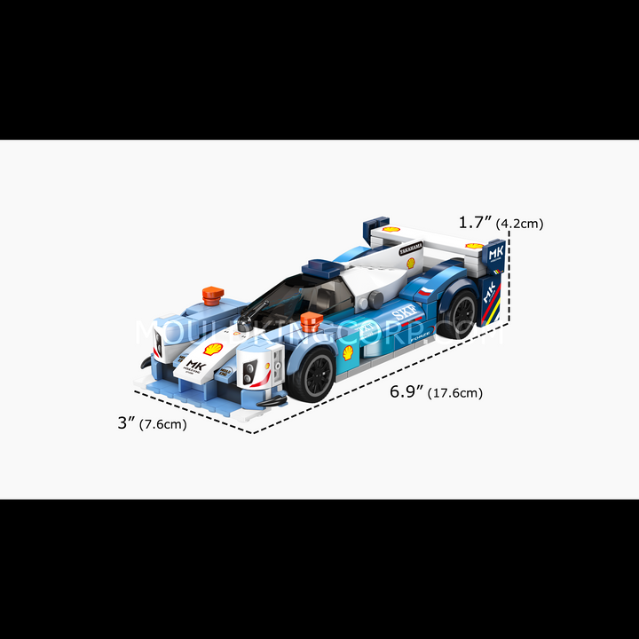 Mallenkoning 27099 SC63 Racewagen Bouwset | 396 delig