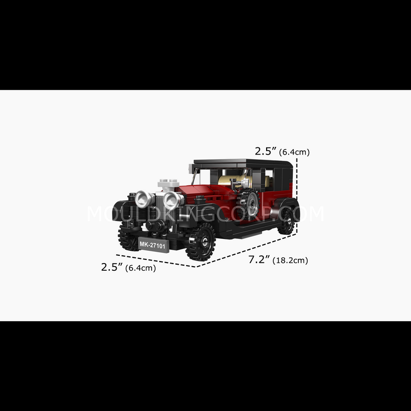 Mould King 27101 Vintage Super Luxury Car Building Set | 319 Pcs