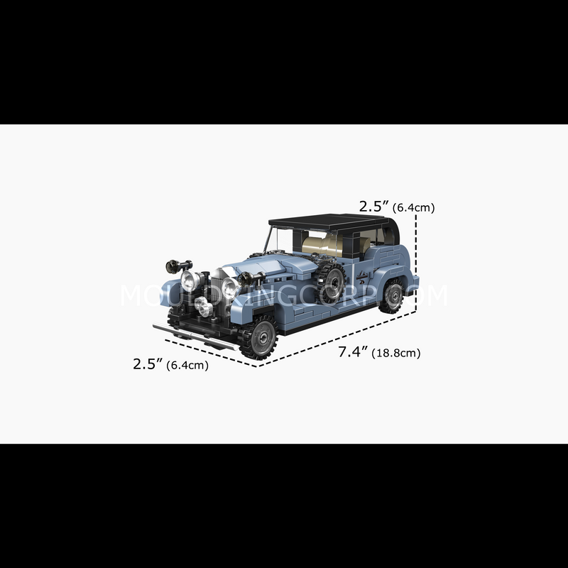 Mould King 27104 Phantom III Vintage Luxury Car Building Set | 320 Pcs