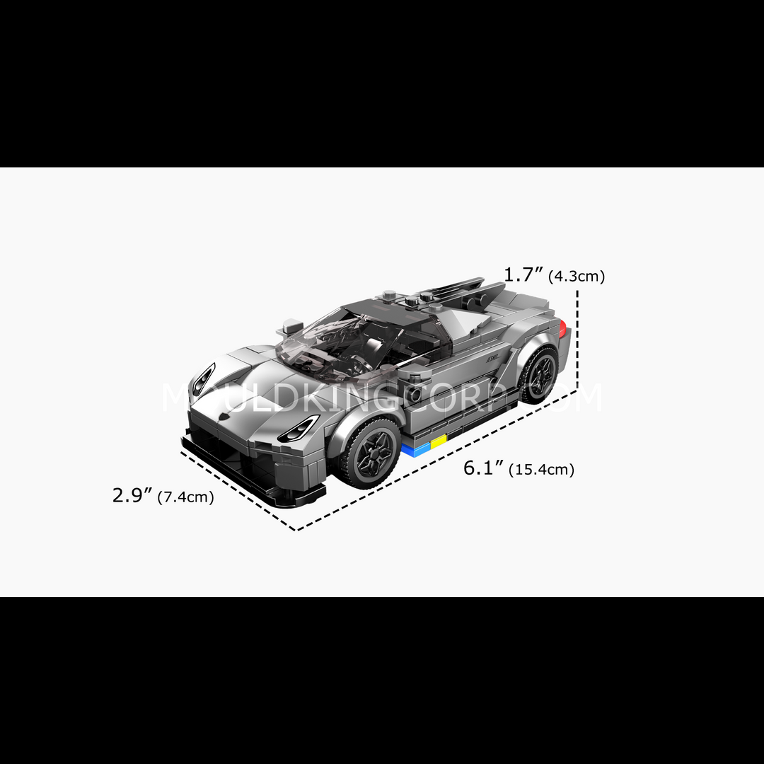 Mould King 27112 Jesko Absolut  Hypercar Building Set | 395 Pcs