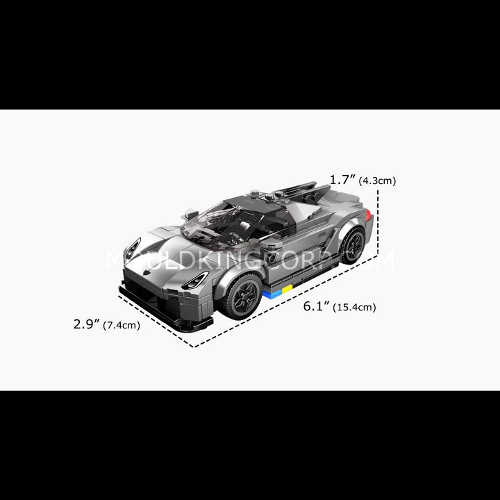 Mould King 27112 Jesko Absolut  Hypercar Building Set | 395 Pcs