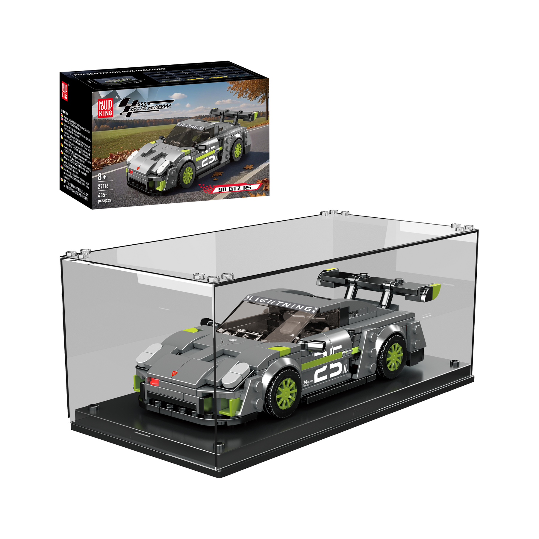 Mould King 27116 911 GTZ R5 Car Model Building Set | 435 Pcs Mould King 27116 911 GTZ R5 Car Model Building Set | 435 Pcs