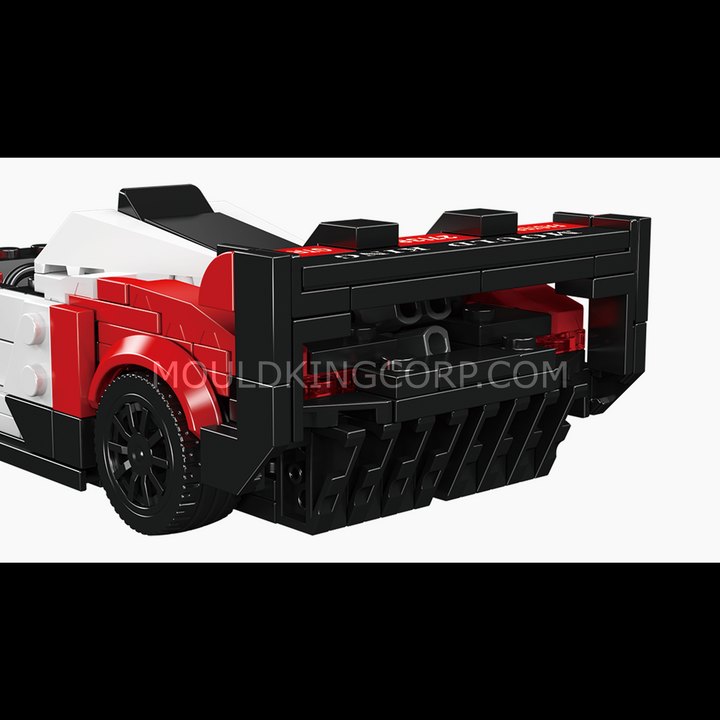 Mould King 27138 GTR Track Hypercar & Display Case Building Set | 432 Pcs