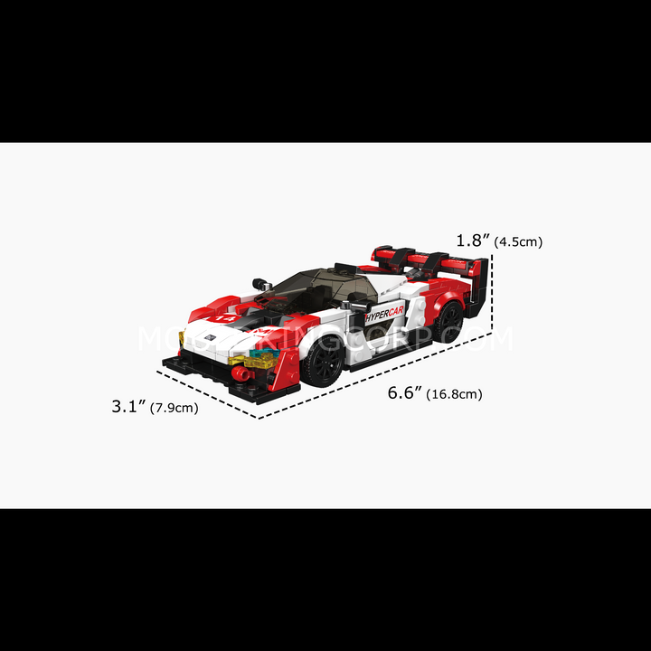 Mould King 27138 GTR Track Hypercar & Display Case Building Set | 432 Pcs