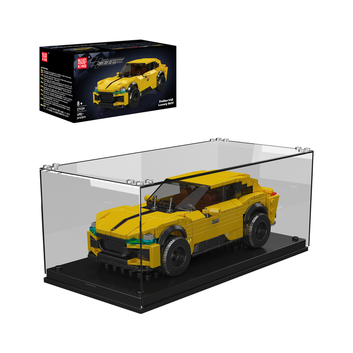 Mould King 27139 Italian Luxury Performance SUV & Display Case Building Set | 490 Pcs