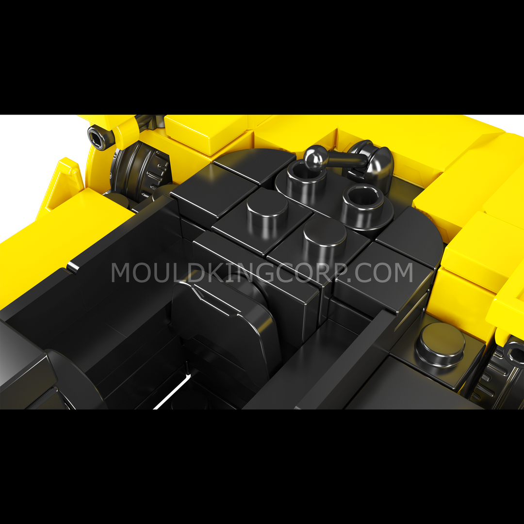 Mould King 27142 American V8 Endurance Prototype Race Car & Display Case Building Set | 365 Pcs